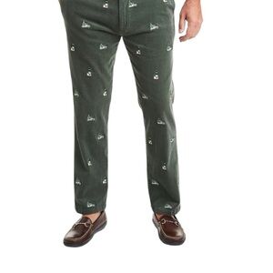 Castaway Beachcomber Corduroy pants with Santa boat and lighthouse